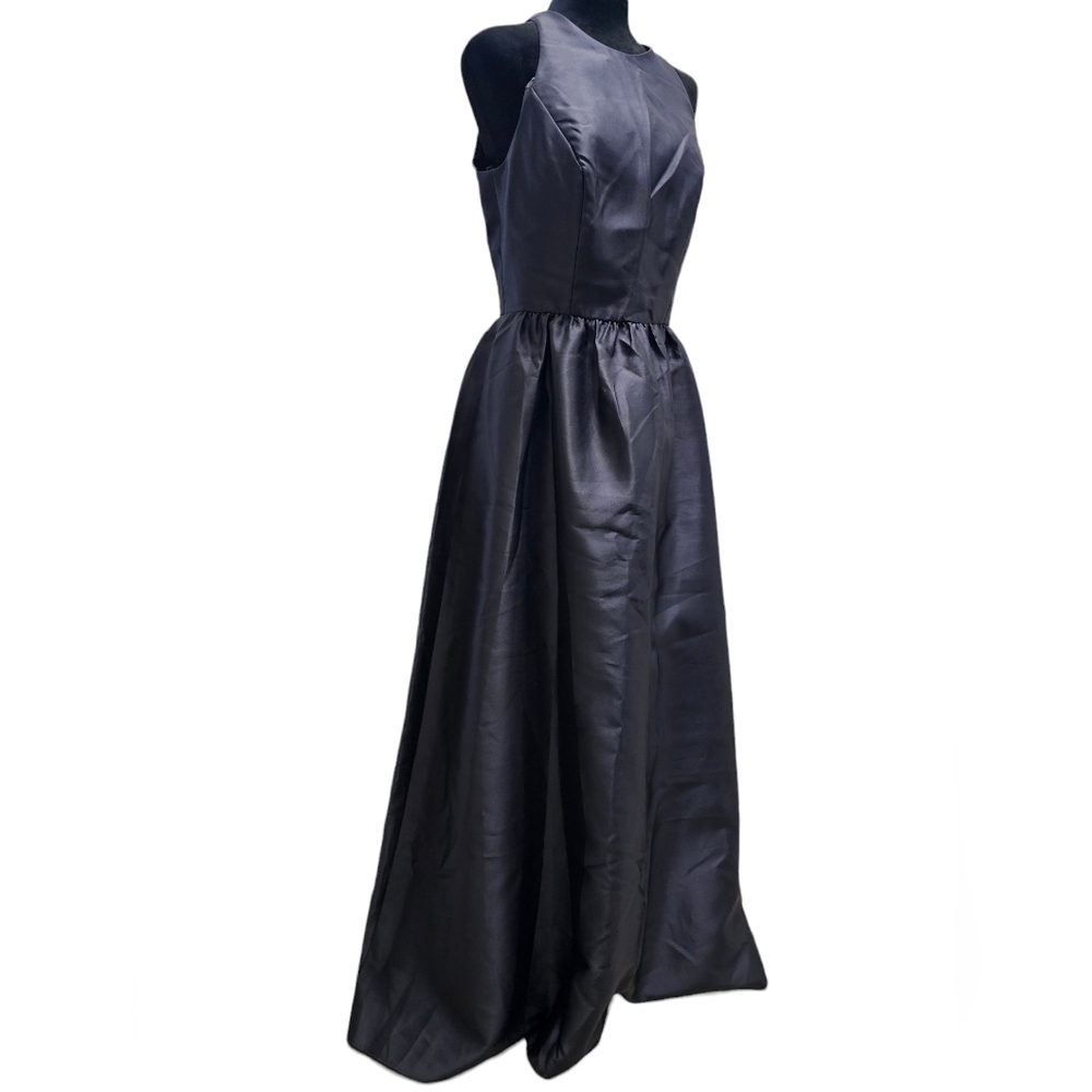 Alfred Sung Keyhole Back Satin Maxi Dress Sample 10